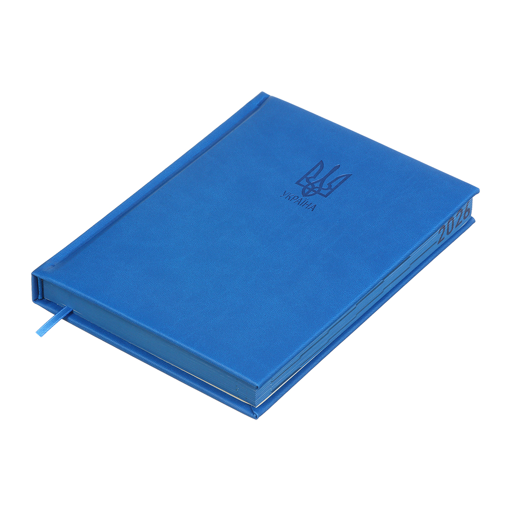 Тижневик Buromax датований 2026 HERALDRY, А5 світло-синій (BM.21128-02) - изображение 3