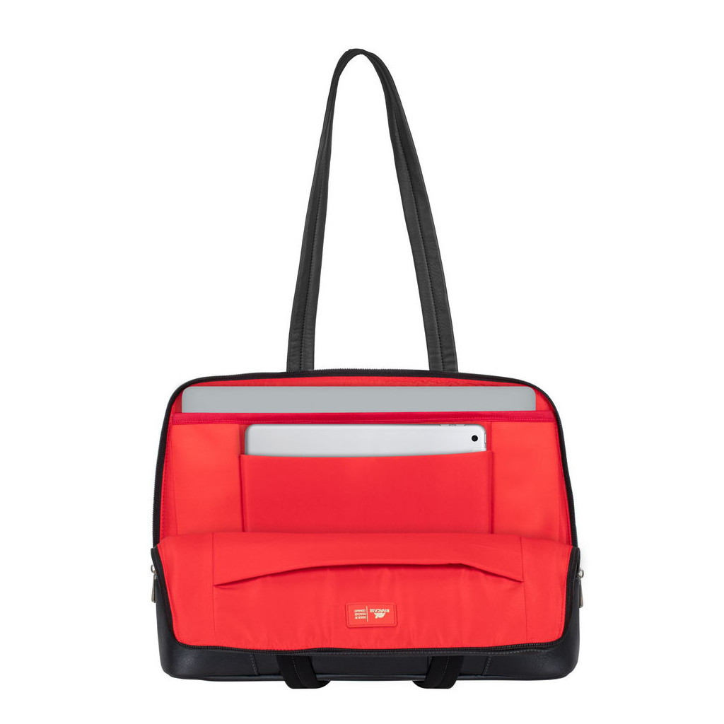 Сумка для ноутбука RivaCase 14" 8992 PU (Black) Orly (8992PUBlack) - зображення 6