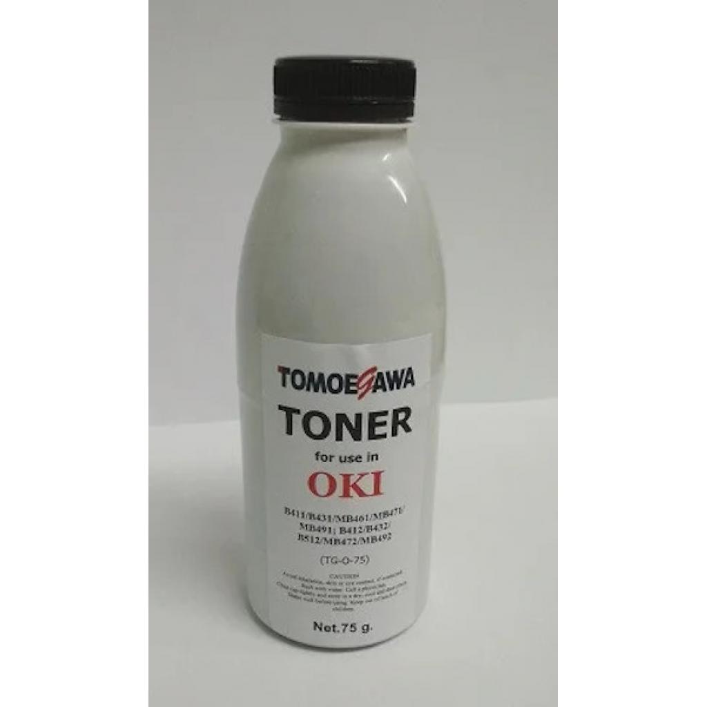 Тонер Tomoegawa OKI B411/B431/MB461/MB471/MB491, 75г (TG-O-75) - зображення 1