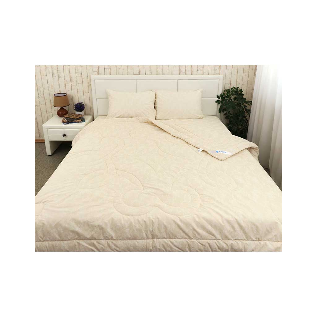 Ковдра Руно Вовняна молочна 172х205 см (316.02ШУ_молочний) - зображення 5