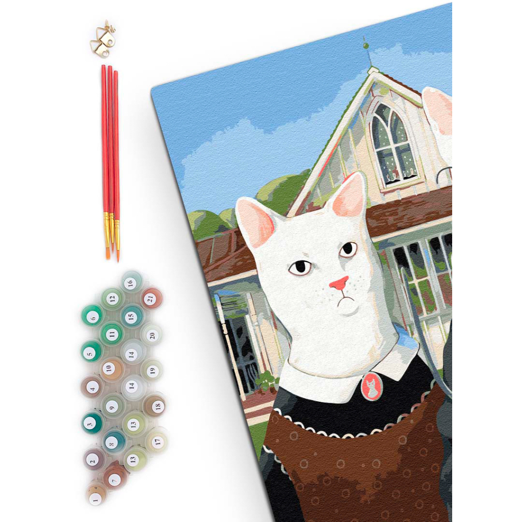 Картина по номерам Orner Українські Котики 40х50 см (orner-1526) - зображення 3