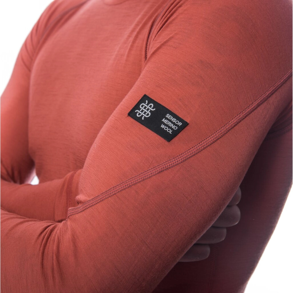 Термокофта Sensor Merino Active LS 23200037, SM11MA-terracotta-XL (SM11MA-terracotta-XL) - зображення 5