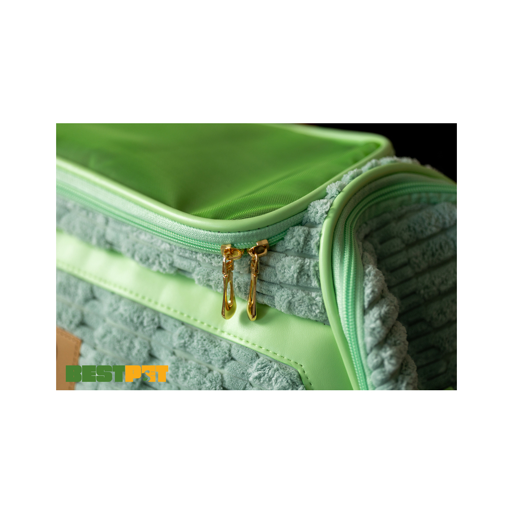 Переноска для тварин MISOKO&CO 51.5x25.5x27 см зелена (YIWUMSK70160) - изображение 6