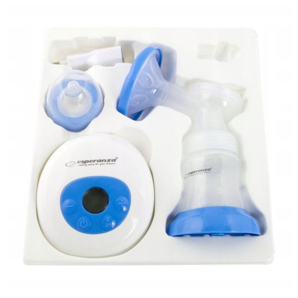Молоковідсмоктувач Esperanza Електричний BEBITA з LCD дисплеєм, з соскою, пляшка 150 мл (ECM001B) - изображение 2