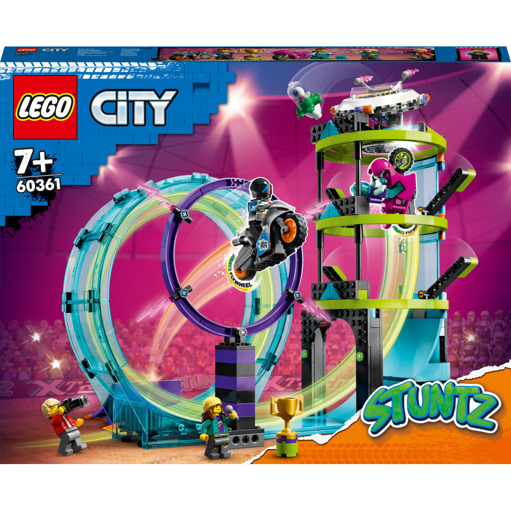 Конструктор LEGO City Stuntz Неймовірне завдання для каскадерів 385 деталей (60361) - зображення 1