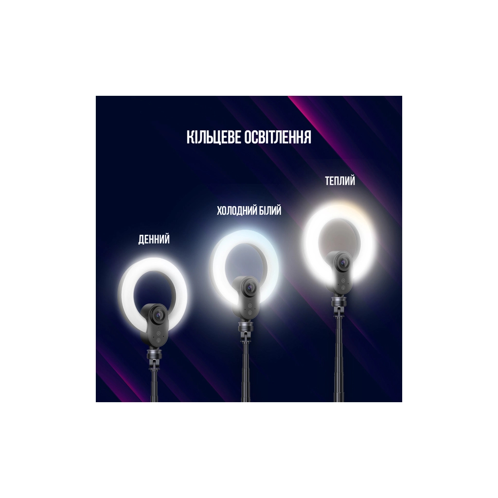 Веб-камера Lorgar Circulus 910 Streaming 5MP 1944 Auto Focus Stereo (LRG-SC910) - изображение 7