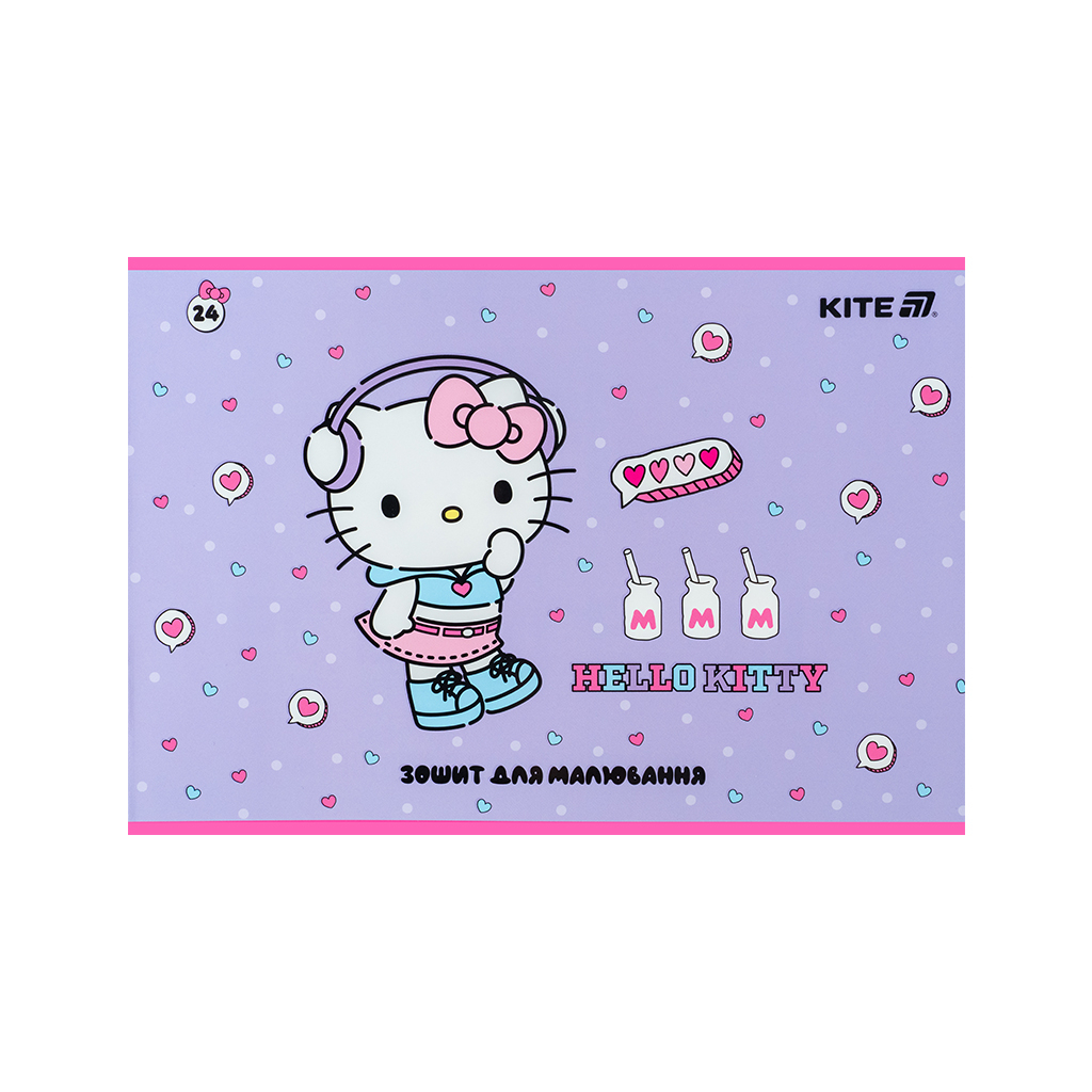 Альбом для малювання Kite Hello Kitty, 24 аркуша (HK25-242-1) - изображение 9