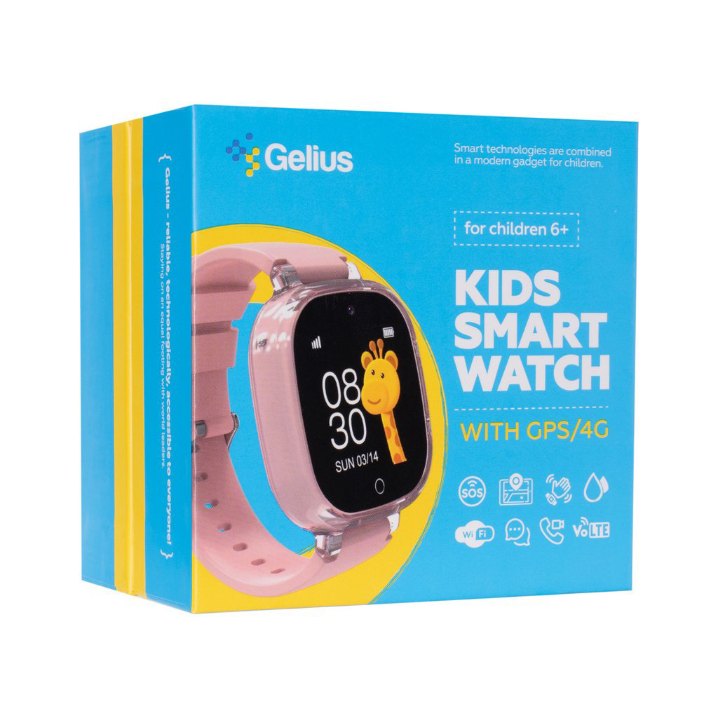 Смарт-годинник Gelius Pro GP-PK009 Summer GPS/4G/ESIM Pink (2099901012463) - зображення 6