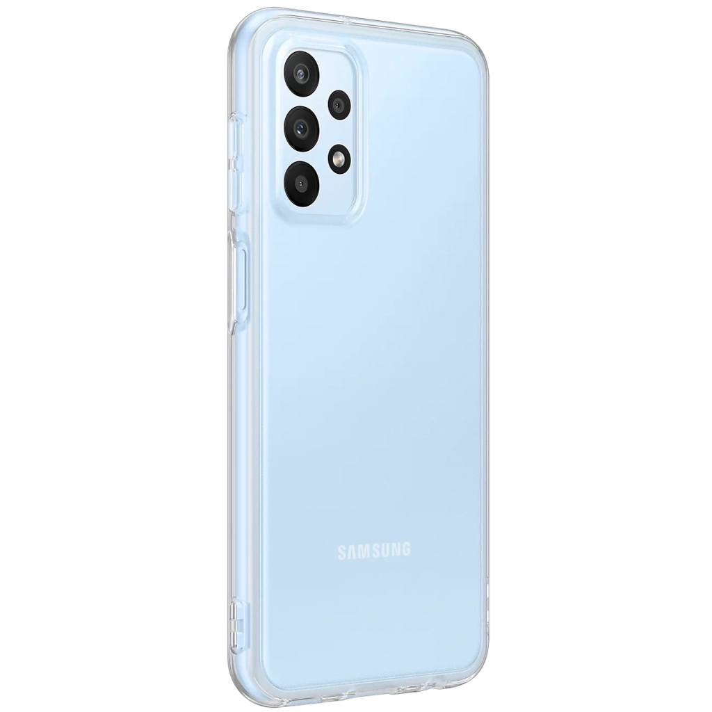 Чохол до мобільного телефона Samsung Soft Clear Cover Samsung Galaxy A23 (A235) Transparent (EF-QA235TTEGRU) - зображення 3