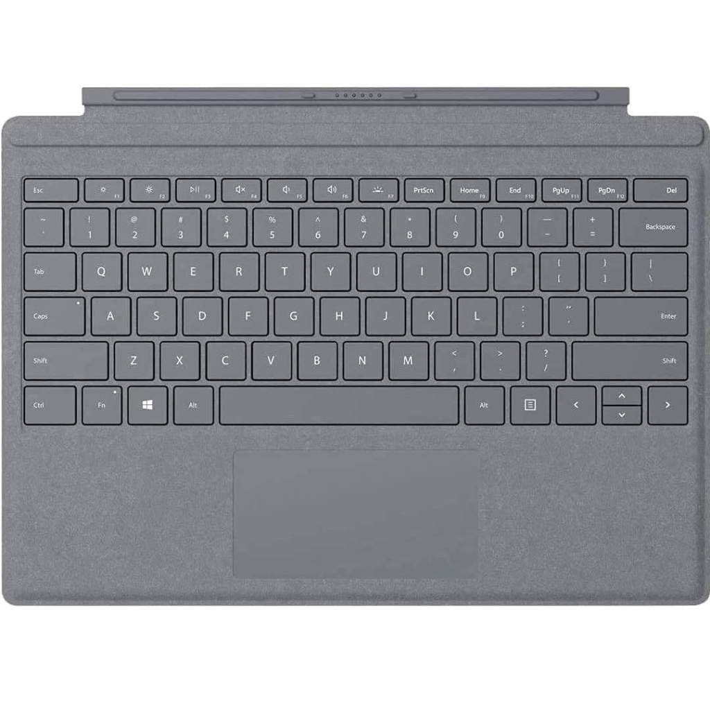 Чохол до планшета Microsoft Surface Pro 7/7+ Signature Type Cover Charcoal (FFQ-00141) - зображення 1