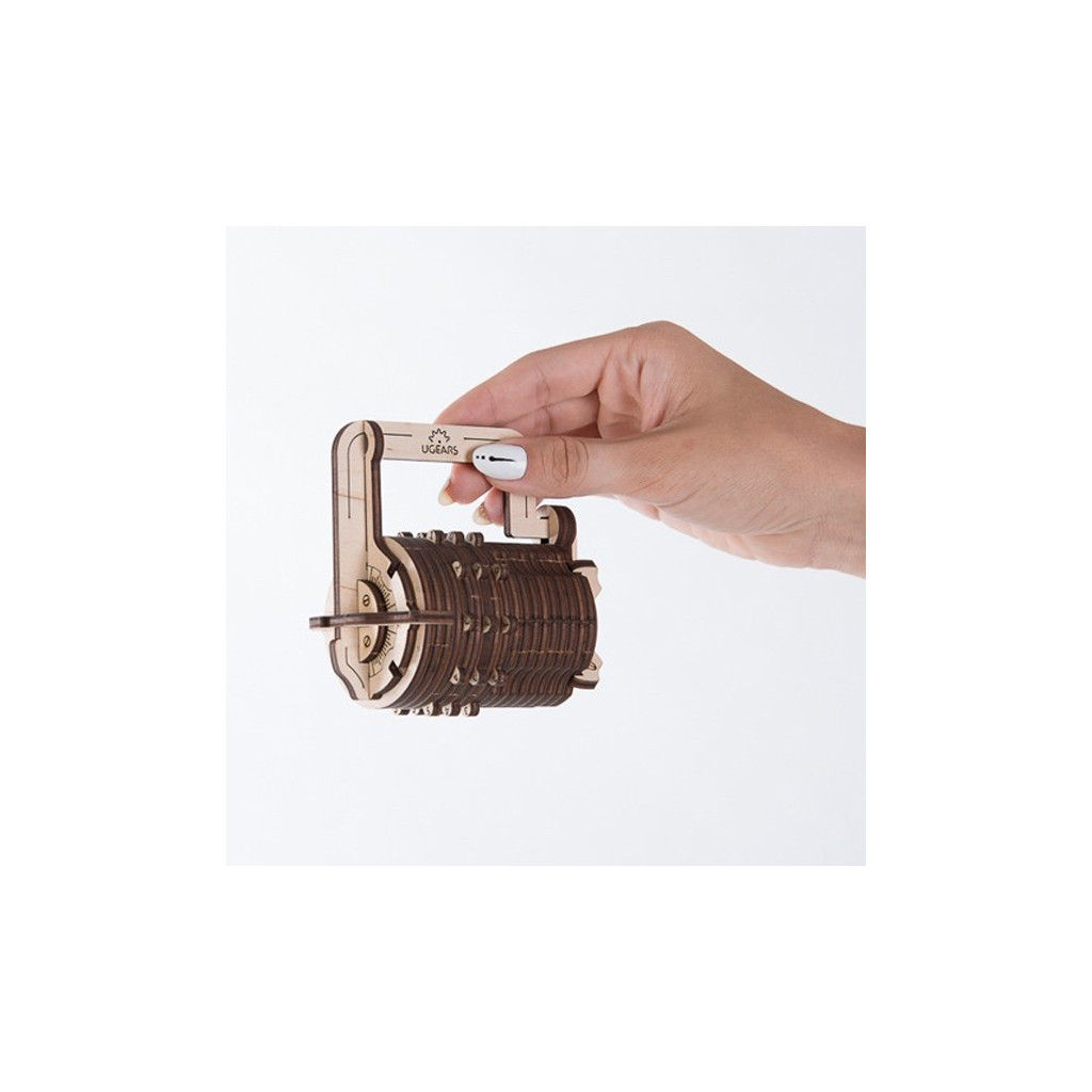 Збірна модель Ugears Кодовий замок (70020) - зображення 11