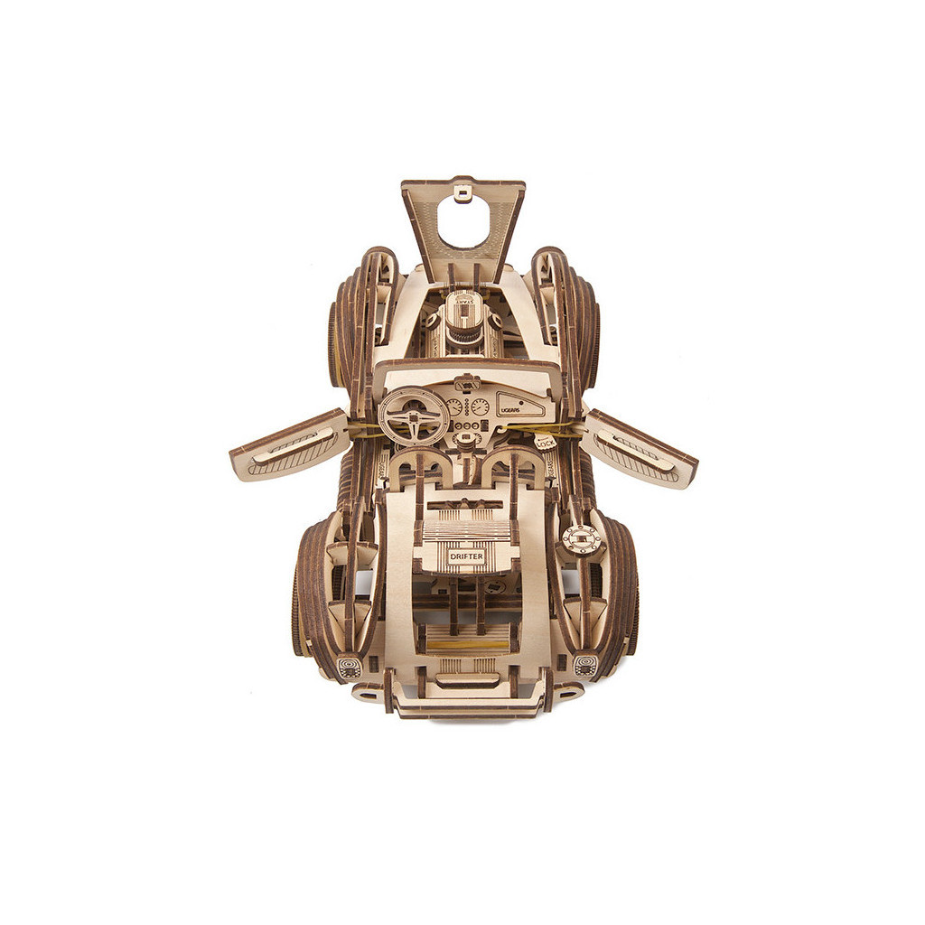 Конструктор Ugears Дріфт Кобра Гоночний автомобіль (70161) - зображення 10