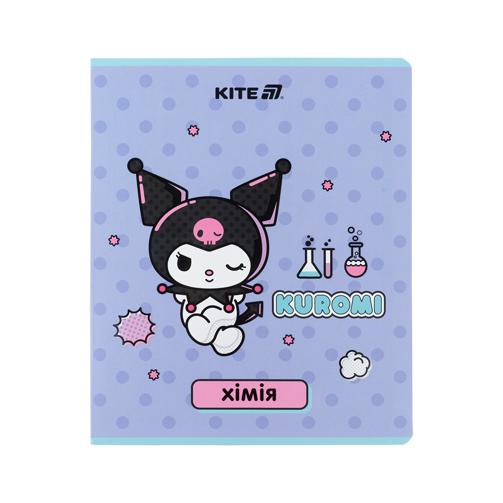 Зошит Kite предметний Kuromi 48 аркуші, клітинка, хімія (HK25-240-6) - зображення 1