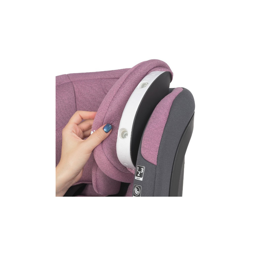 Автокрісло El Camino ME 1080-B BRISTOL ISOFix 9-36 кг royal violet - зображення 7