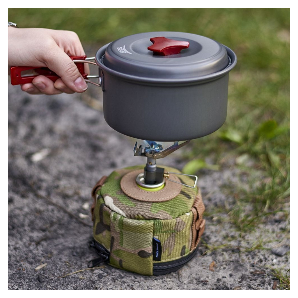 Пальник BRS Набір BRS-3000T титановий + балон різьбовий бутановий Quest, 450гр (BRS-3000TQ-G450) - picture 10