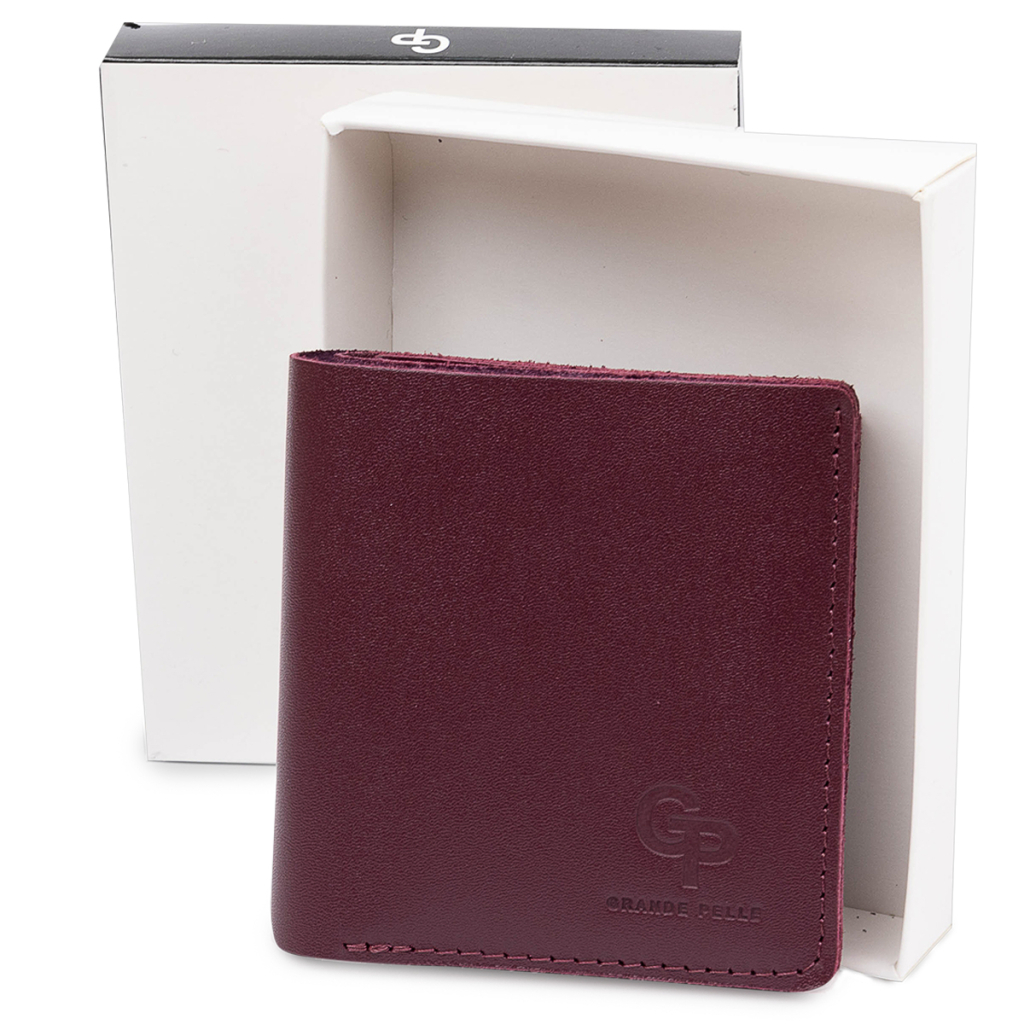 Гаманець Grande Pelle Бордовий (11518) - зображення 8