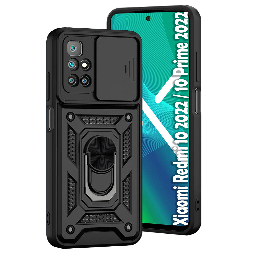 Чохол до мобільного телефона BeCover Military Xiaomi Redmi 10 2022 / 10 Prime 2022 Black (708219) - зображення 1