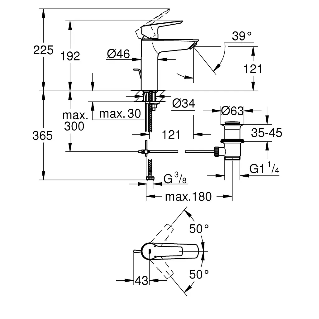 Змішувач Grohe QuickFix 234552432 - изображение 4