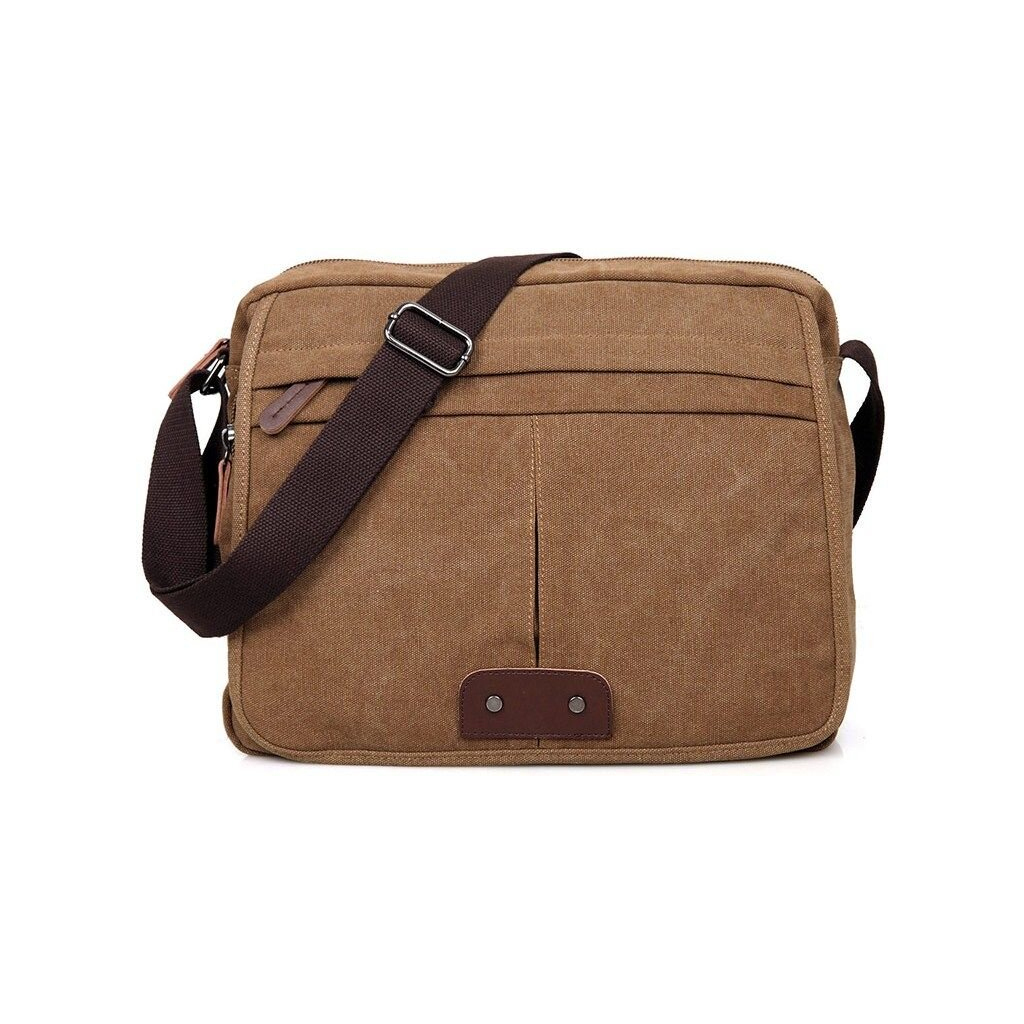 Сумка Vintage Текстильна Коричнева (14445) - зображення 1