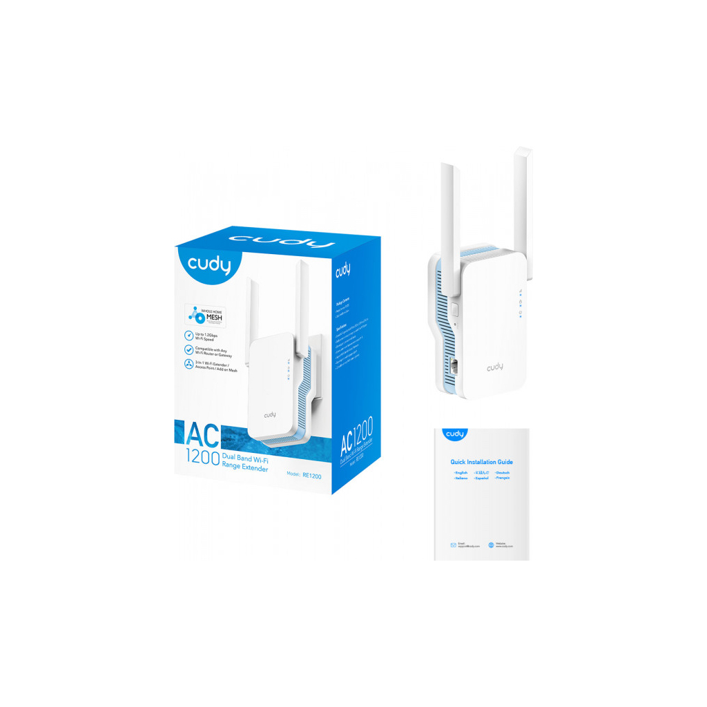 Ретранслятор Cudy RE1200 - зображення 5
