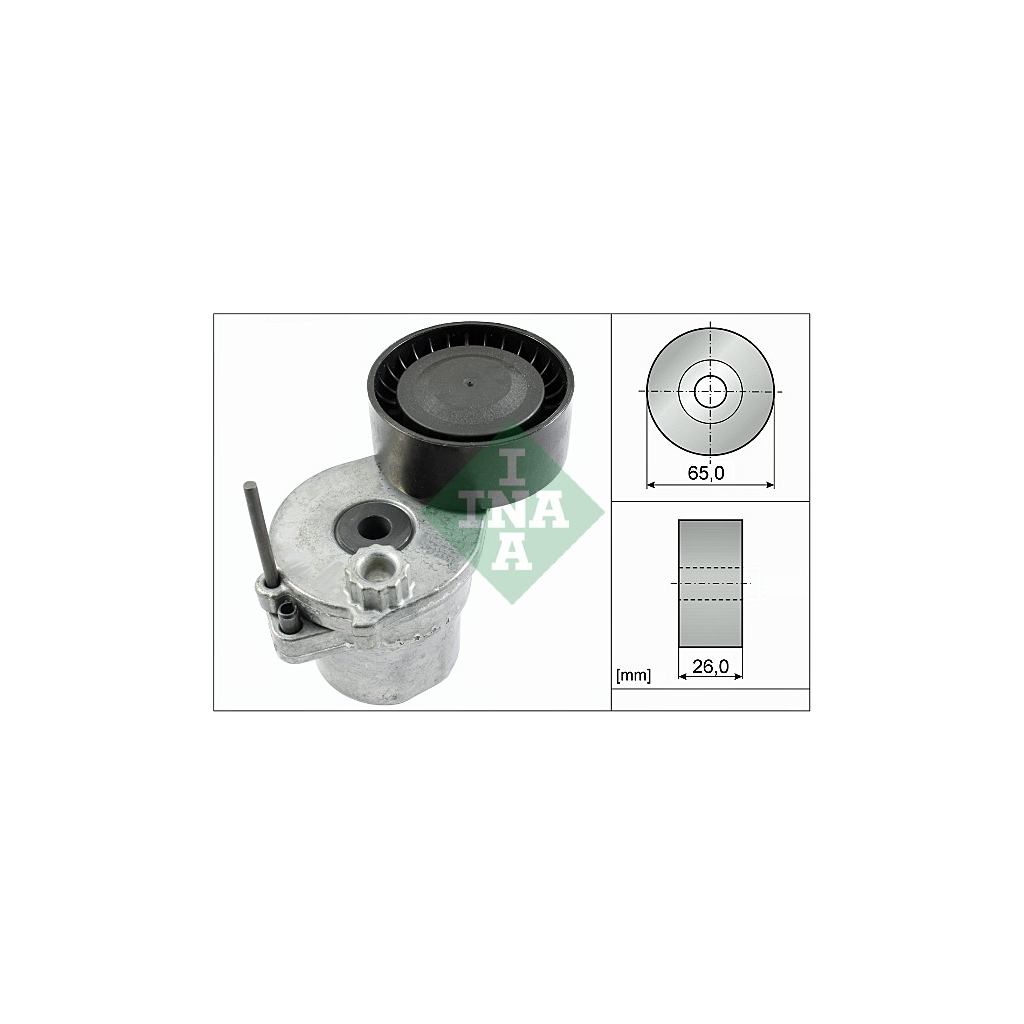 Натягувач ременя з роликом INA 534 0570 10 - зображення 1