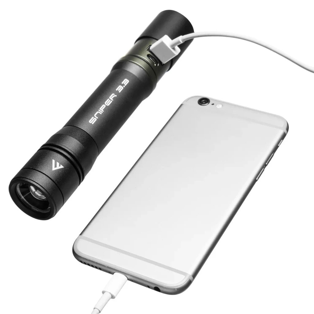 Ліхтар Mactronic тактичний Sniper 3.3 (1020 Lm) Focus Powerbank Recharg Type-C (THH0064) - зображення 9