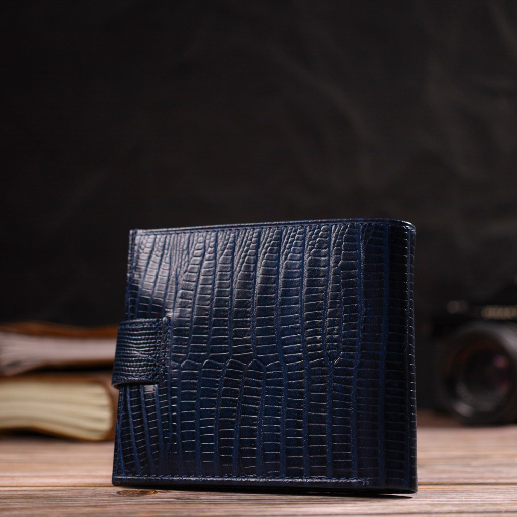 Гаманець Canpellini З натуральної шкіри Синій (21767) - зображення 9