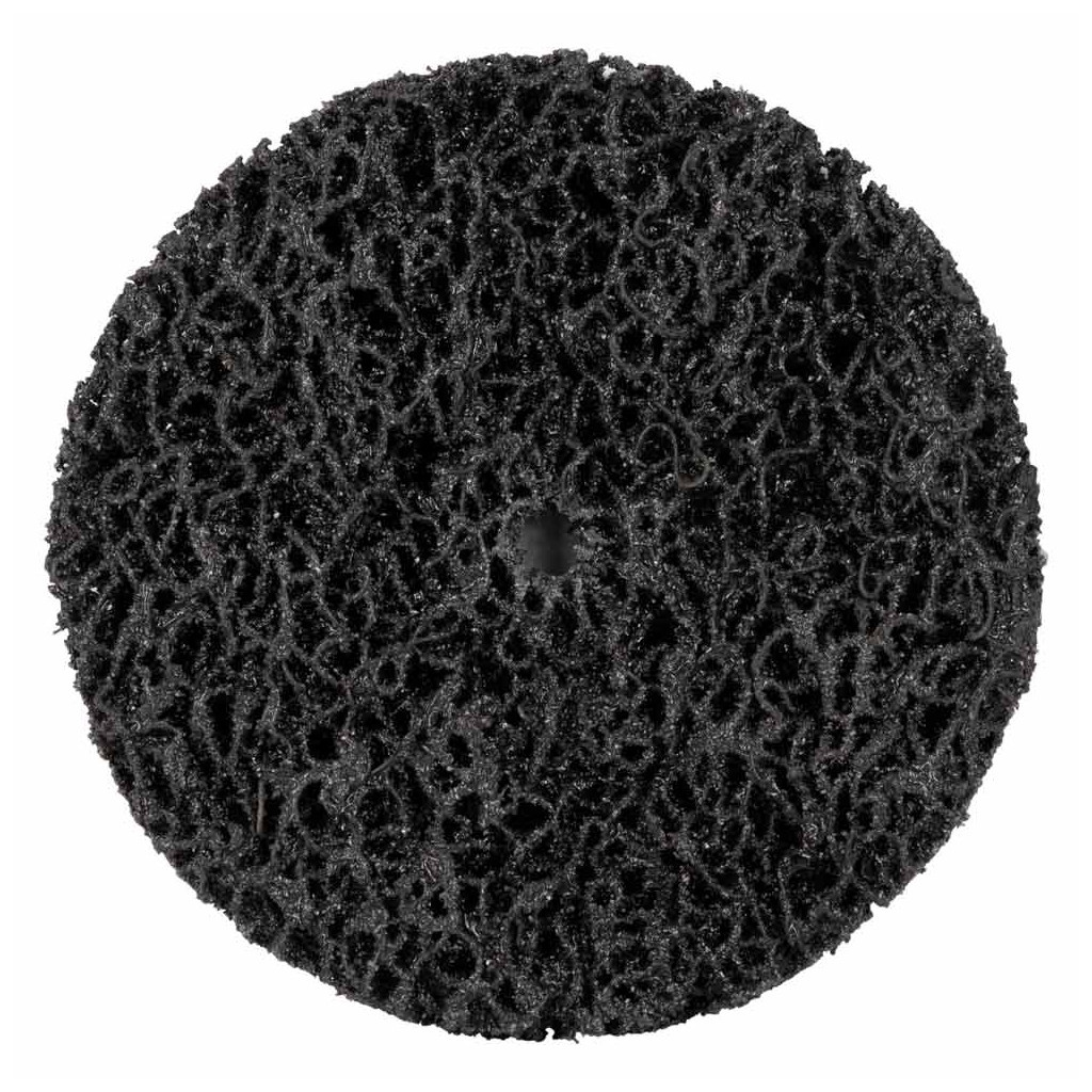 Круг зачистний Sigma з нетканого абразиву (корал) 100мм без тримача чорний м'який (9175821) - зображення 1