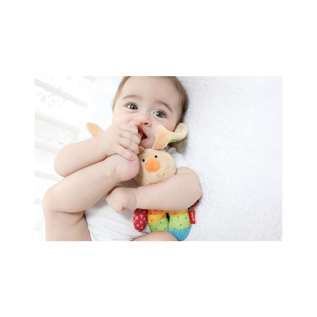 М'яка іграшка Sigikid Кролик із брязкальцем 15 см (40578SK) - зображення 15