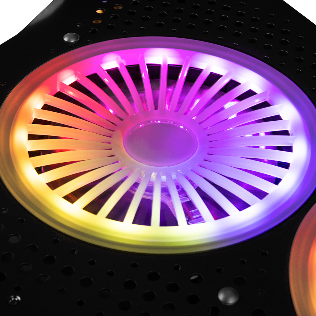 Підставка до ноутбука Modecom SILENT FAN MC-CF18 RGB (PL-MC-CF-18-RGB) - зображення 5