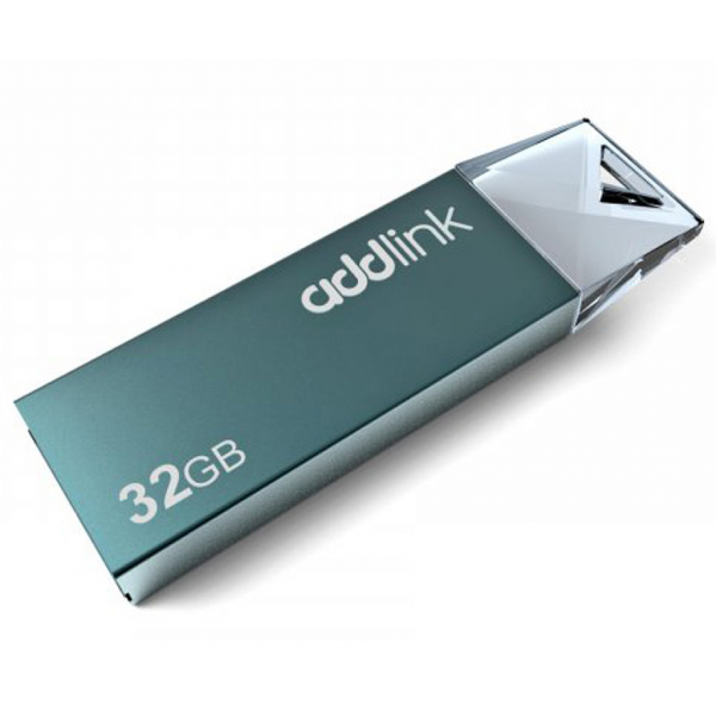 USB флеш накопичувач AddLink 32GB U10 Blue USB 2.0 (ad32GBU10B2) - зображення 2