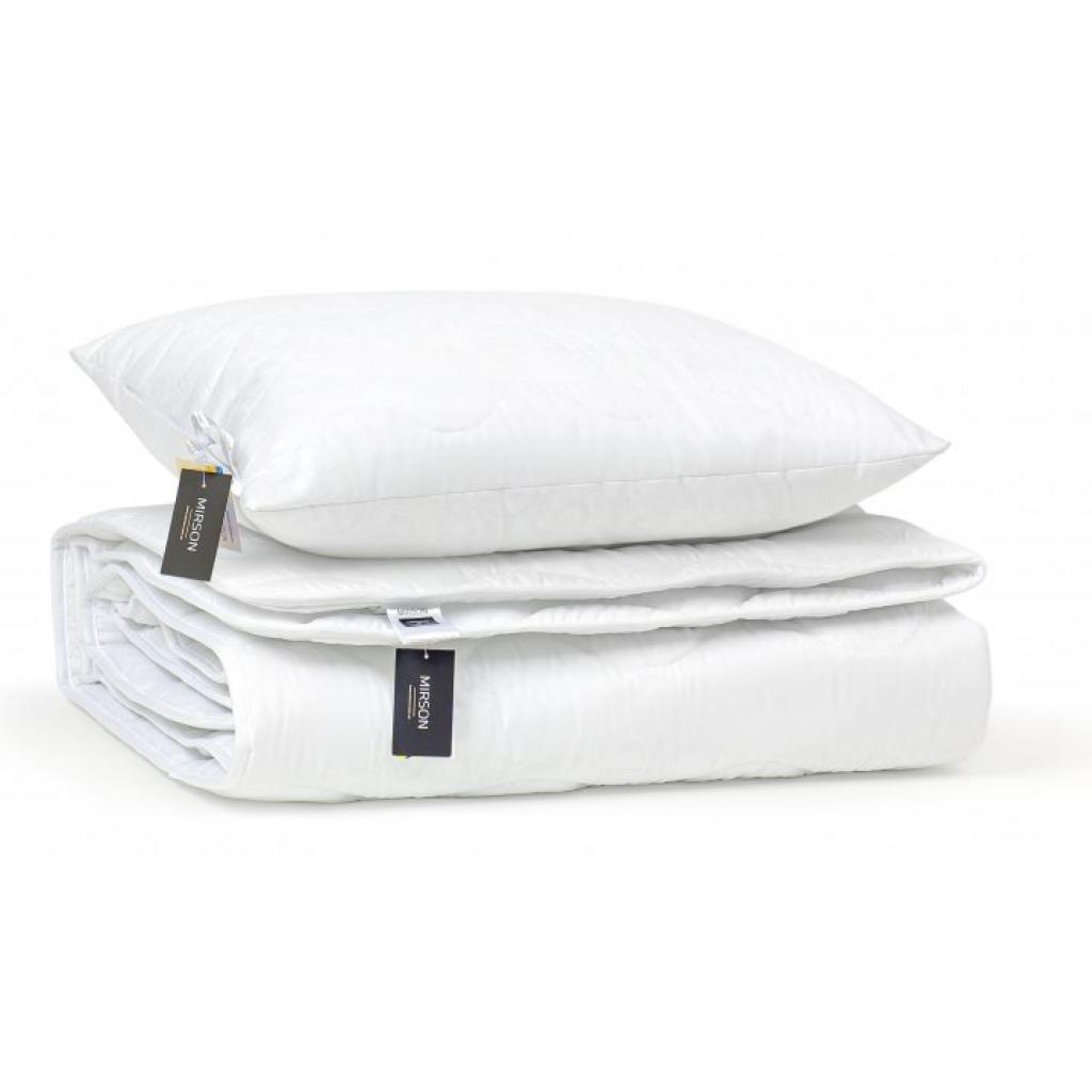 Ковдра MirSon Набір шовковий №1687 Eco Light White 155х215 + подушка (2200002656931) - зображення 4