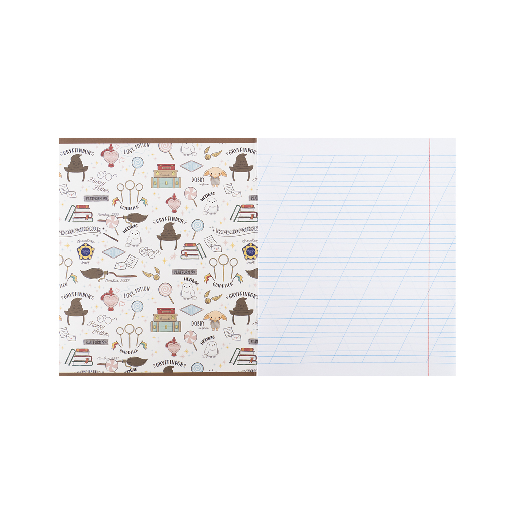 Зошит Kite Harry Potter, 12 аркушів, коса лінія (HP25-235) - зображення 2