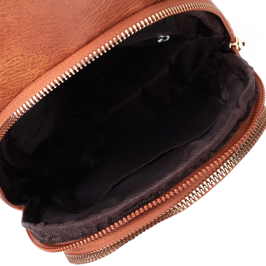 Сумка Vintage Жіноча слінг з екошкіри Руда (22749) - зображення 7