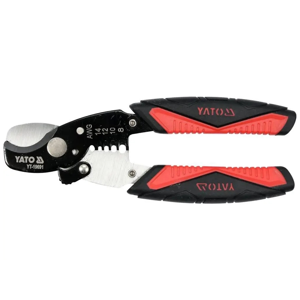 Знімач ізоляції Yato d=1.6-3.2 з ножицями (YT-19691) - зображення 1