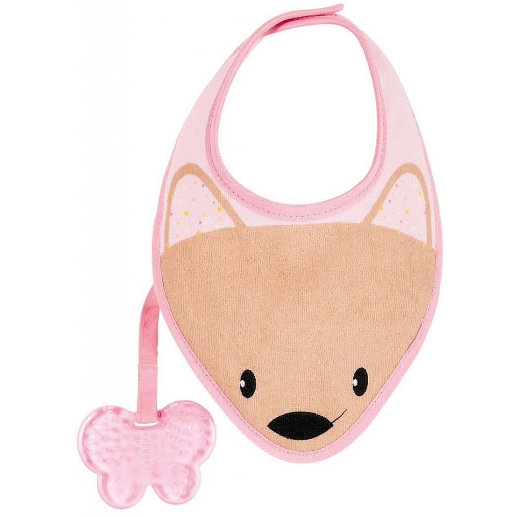 Слинявчик Chicco FRESH BIB рожевий з прорізувачем (02582.10) - изображение 1