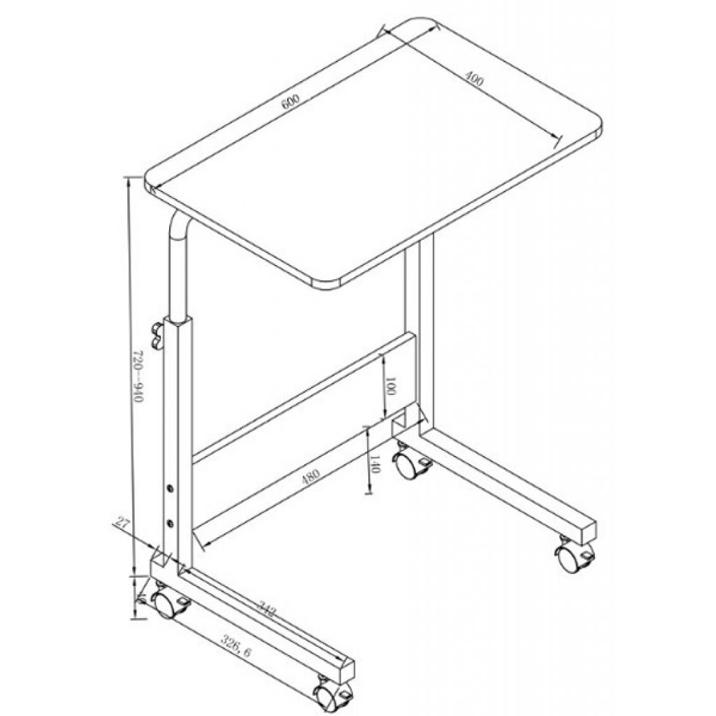 Столик для ноутбука UFT T35 Wood - зображення 4