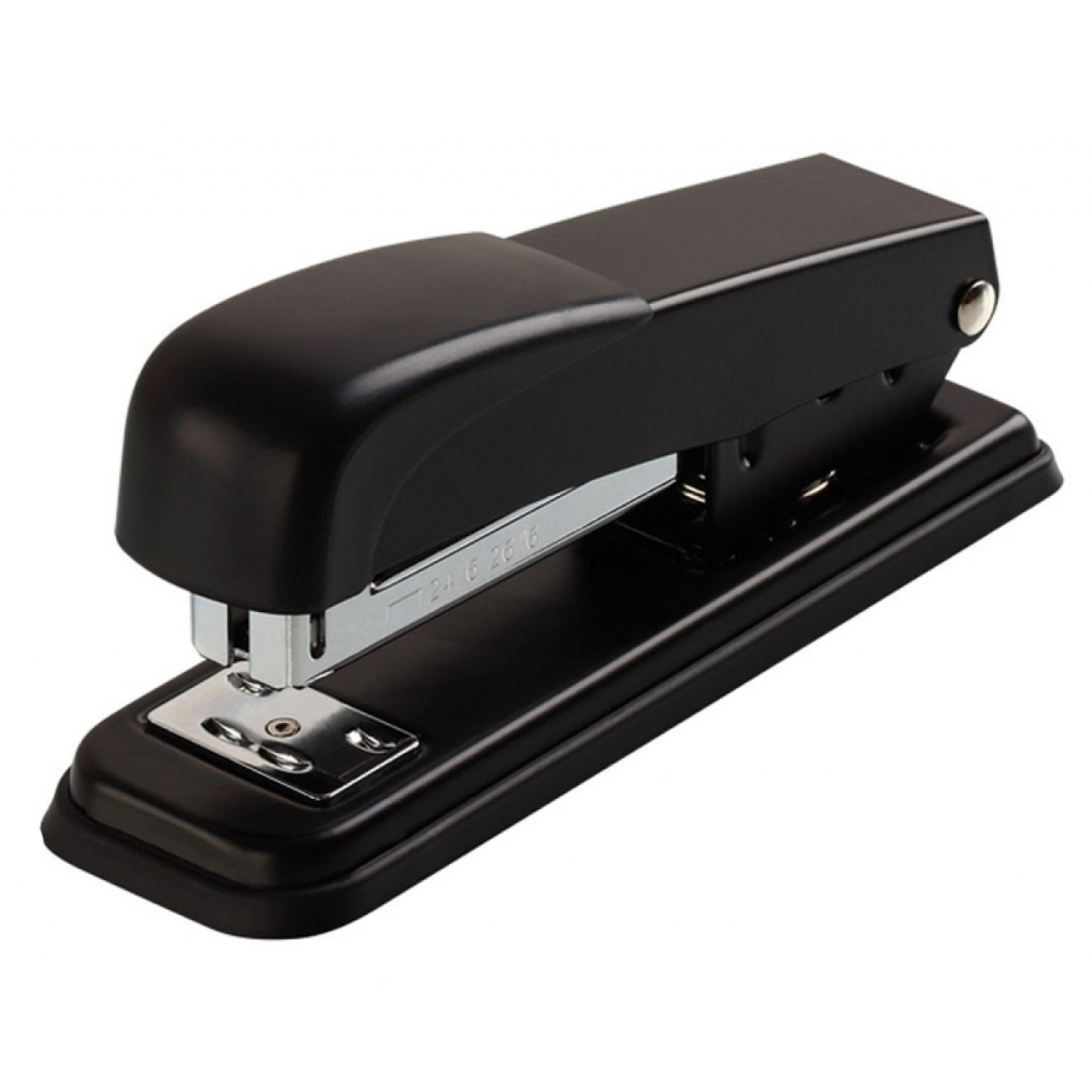 Степлер Comix металевий, 25 аркушів, скобы №24, 26, чорний (STAP-COM-B3083-B) - зображення 2