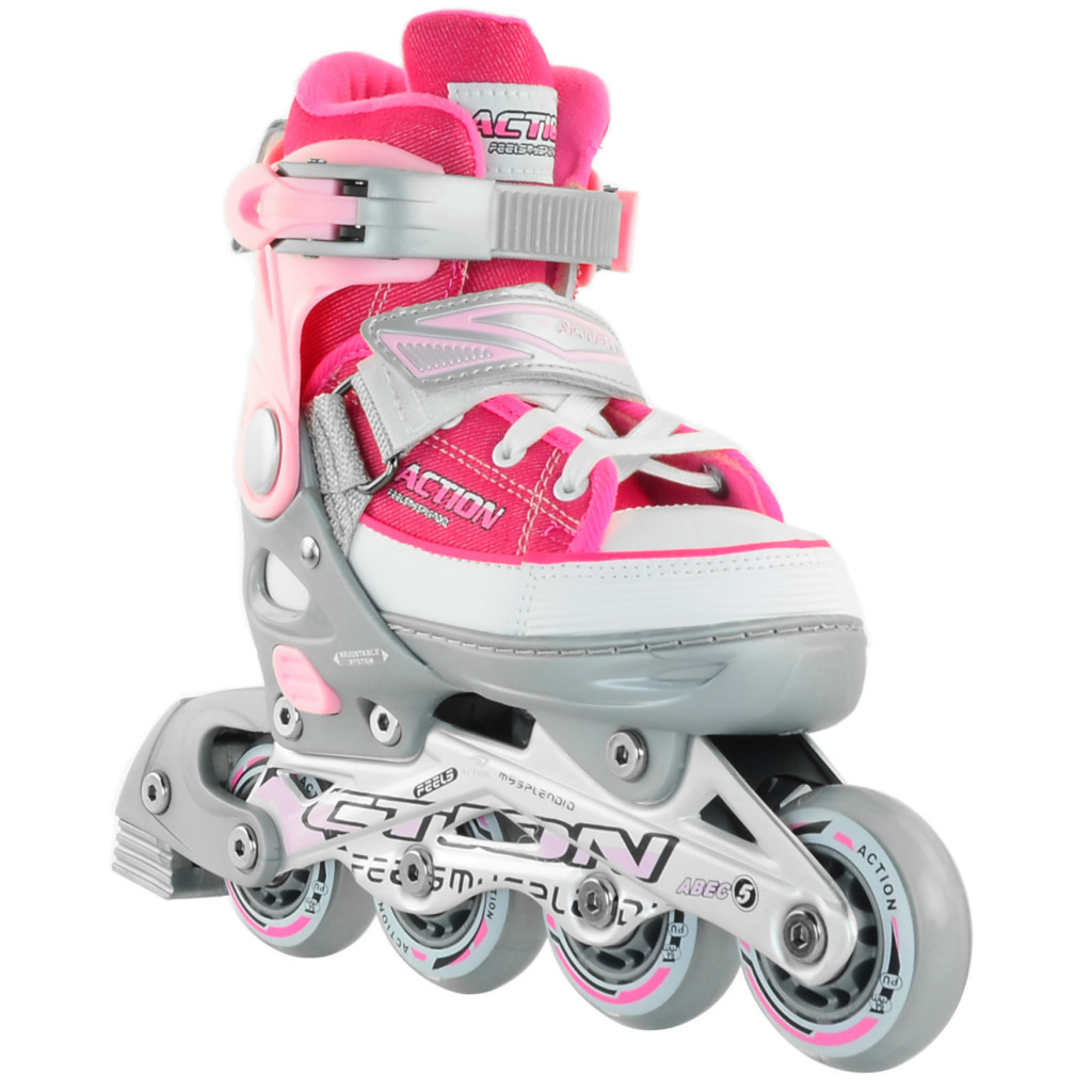Роликові ковзани Action Anny Рожеві 29-32 (PW-126B-13-2PINK/29-32) - изображение 3