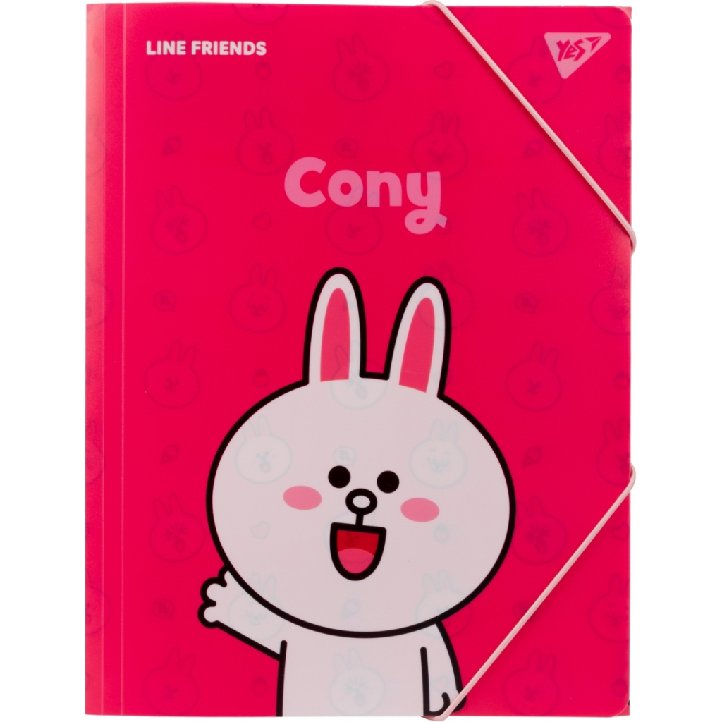 Папка на резинках Yes A4 Line Friends Cony (492097) - зображення 1