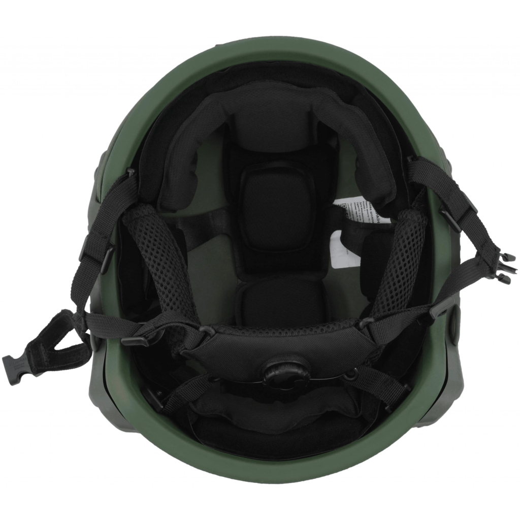 Шолом військовий Ukrainian Armor FAST Устраш 1.0, розмір M, зелений (FASTMRG) - изображение 7