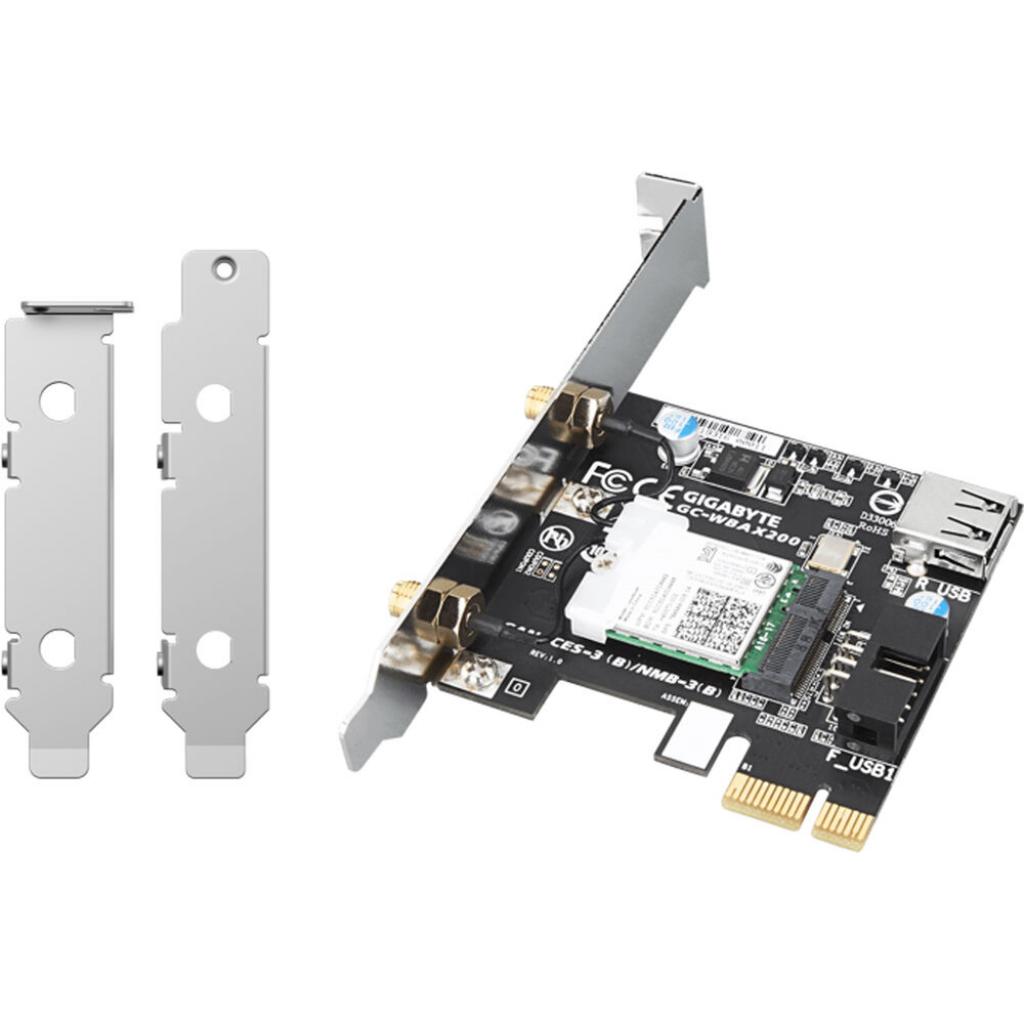 Мережева карта Wi-Fi QNap QXP-W6-AX200 - зображення 3