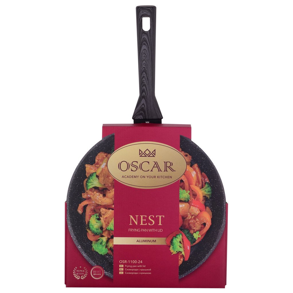 Сковорода Oscar Nest з кришкою 28 см (OSR-1100-28) - зображення 5