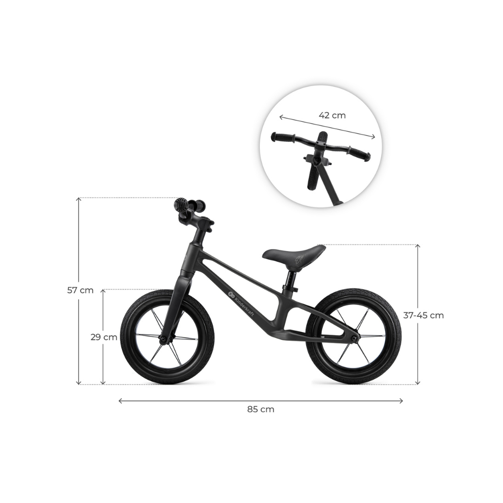 Біговел Kinderkraft Eter Black (KRETER00BLK0000) (5902533927203) - зображення 6