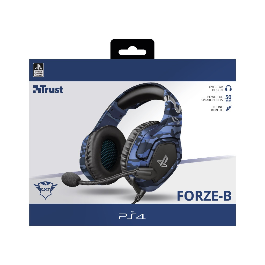 Навушники Trust GXT 488 Forze-G for PS4 Blue (23532) - зображення 7