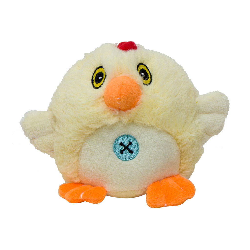 Іграшка для собак Eastland Курка з пищалкою 9 см (6970115700406) - зображення 1