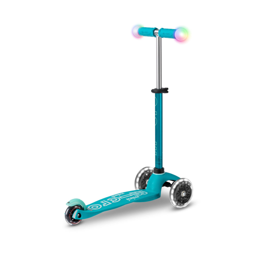 Самокат Micro Mini Deluxe Magic Aqua LED (MMD131) - изображение 3