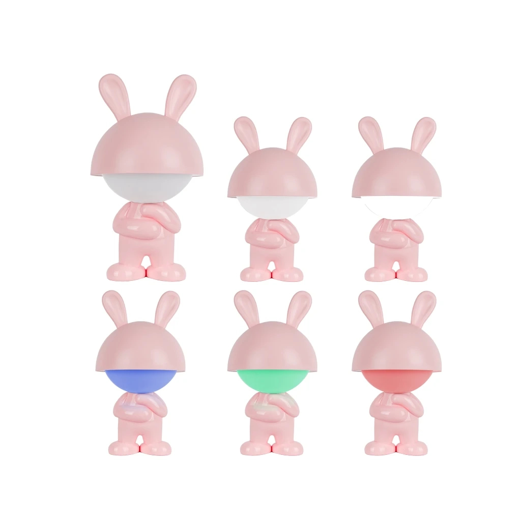 Нічник Kite Світильник LED з акумулятором Dreamy Bunny, рожевий (K25-315-1-2) - зображення 4