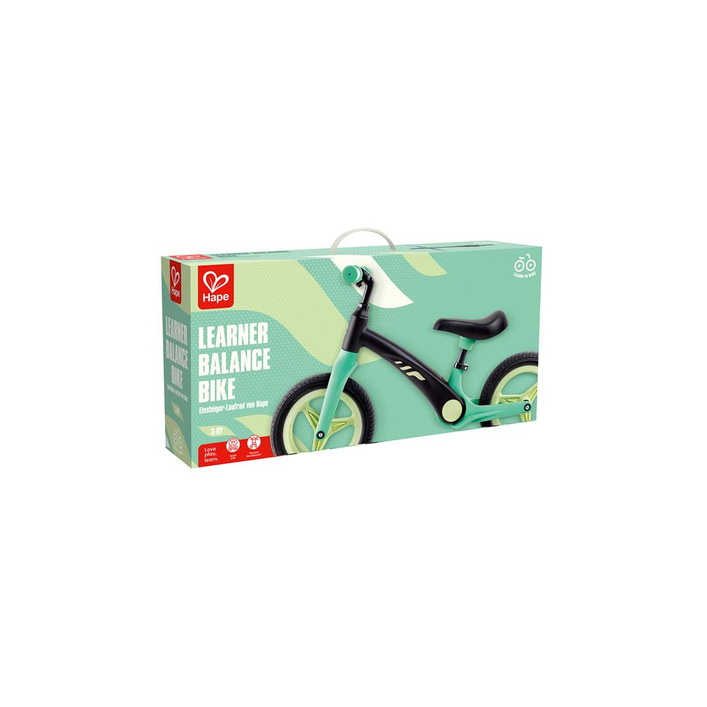 Біговел Hape двоколісний 12" зелений (E1208) - зображення 5