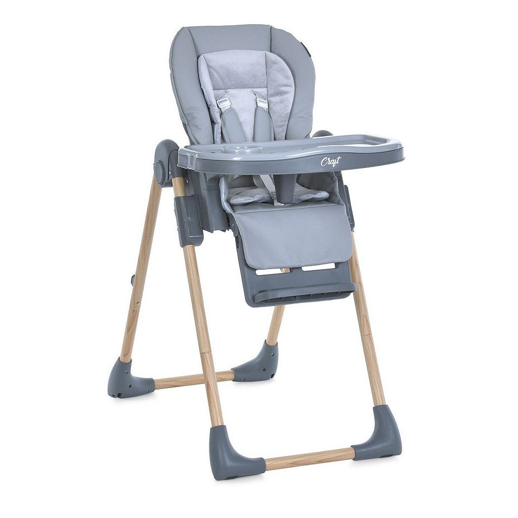 Стілець для годування El Camino ME 1115-W CRAFT gray (ME 1115-W gray) - зображення 2